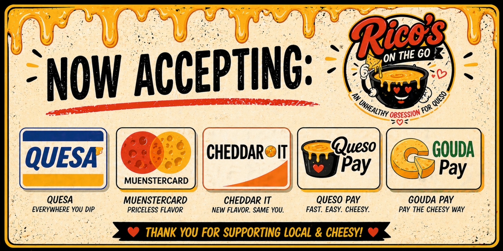 Payment Methods Accepted